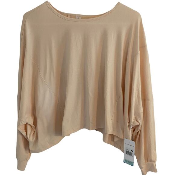 Balance Collection Boxy Crop Top Lightweight criss cross back NWT BLT4428A S - Picture 3 of 12